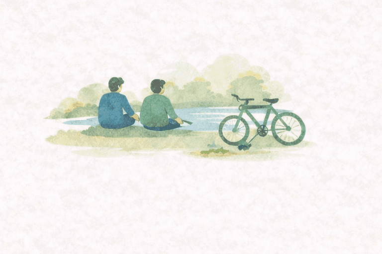 Two people sharing knowledge in the community